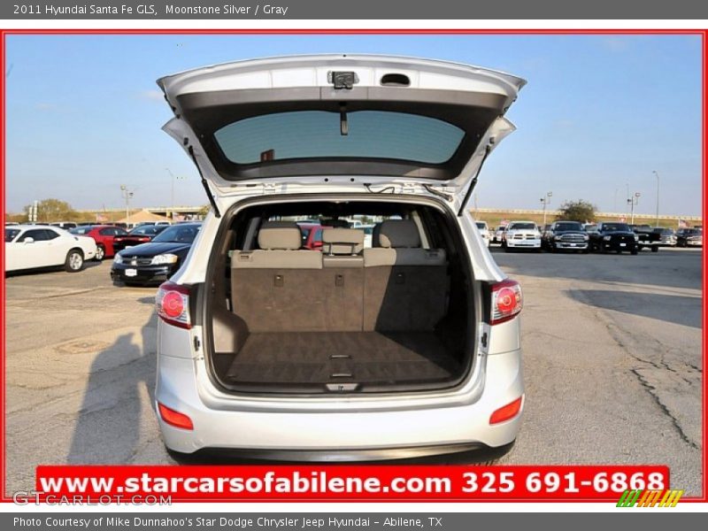 Moonstone Silver / Gray 2011 Hyundai Santa Fe GLS