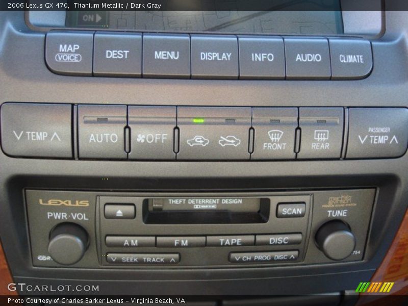 Titanium Metallic / Dark Gray 2006 Lexus GX 470