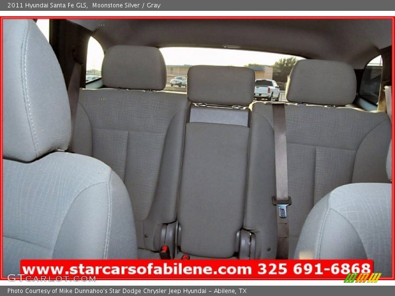Moonstone Silver / Gray 2011 Hyundai Santa Fe GLS