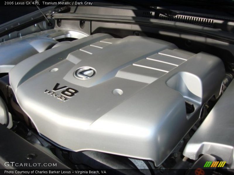 Titanium Metallic / Dark Gray 2006 Lexus GX 470