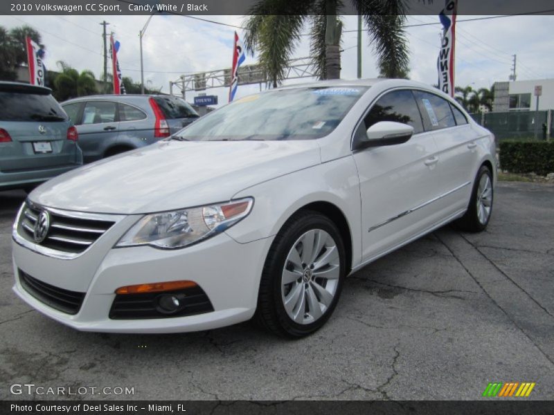 Candy White / Black 2010 Volkswagen CC Sport