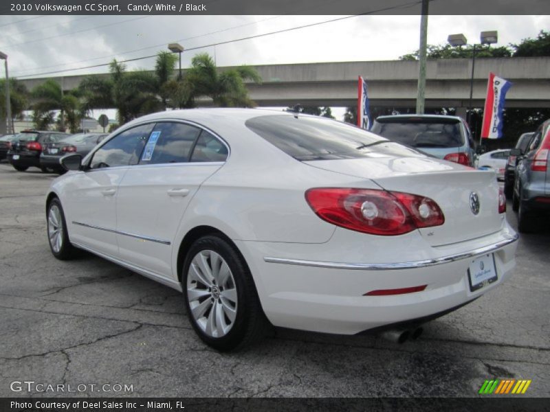 Candy White / Black 2010 Volkswagen CC Sport