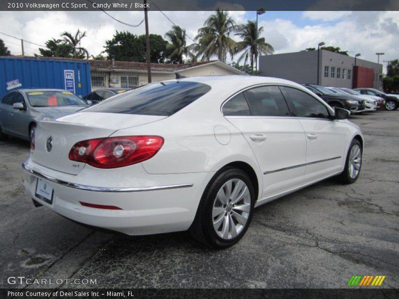 Candy White / Black 2010 Volkswagen CC Sport