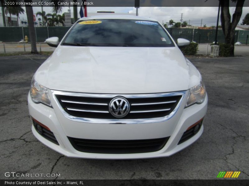 Candy White / Black 2010 Volkswagen CC Sport