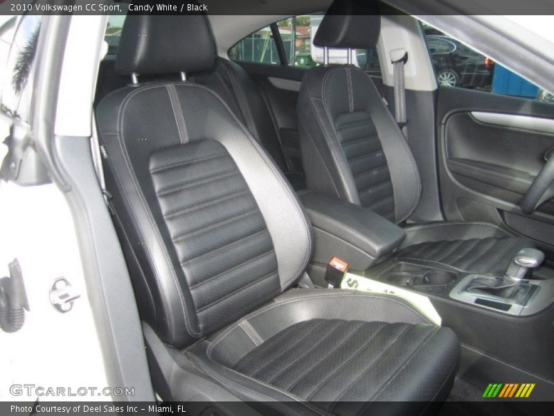 Candy White / Black 2010 Volkswagen CC Sport