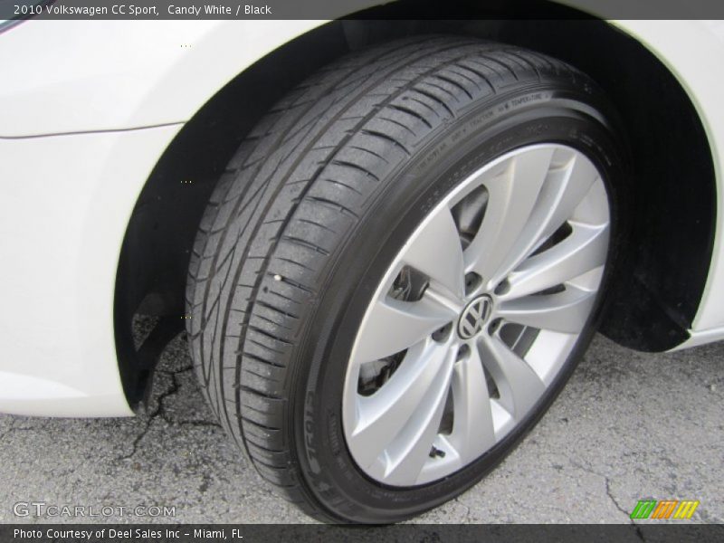 Candy White / Black 2010 Volkswagen CC Sport
