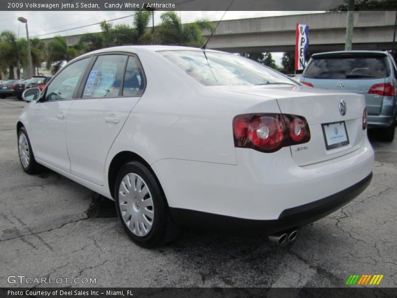 Candy White / Anthracite 2009 Volkswagen Jetta S Sedan