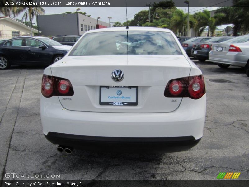 Candy White / Anthracite 2009 Volkswagen Jetta S Sedan