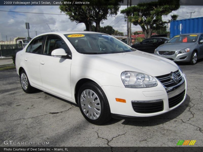 Candy White / Anthracite 2009 Volkswagen Jetta S Sedan
