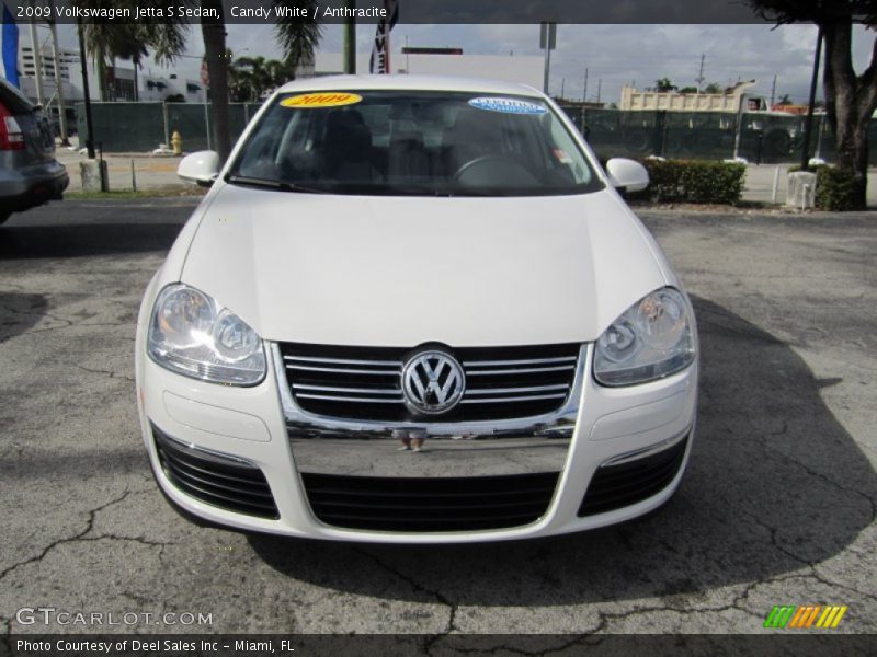 Candy White / Anthracite 2009 Volkswagen Jetta S Sedan