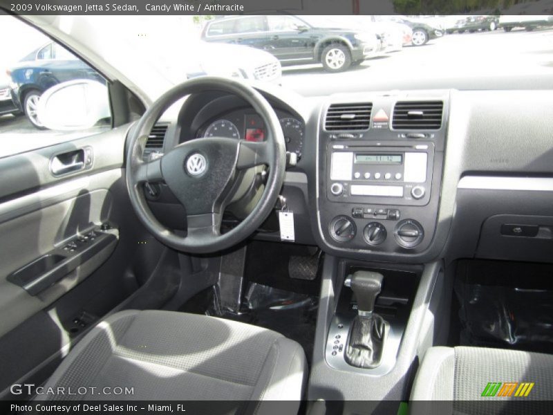 Candy White / Anthracite 2009 Volkswagen Jetta S Sedan
