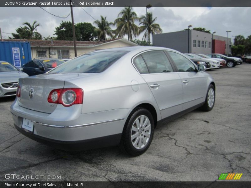 Reflex Silver / Black 2008 Volkswagen Passat Turbo Sedan
