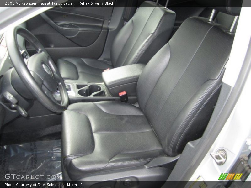 Reflex Silver / Black 2008 Volkswagen Passat Turbo Sedan