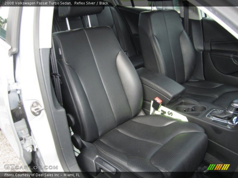 Reflex Silver / Black 2008 Volkswagen Passat Turbo Sedan