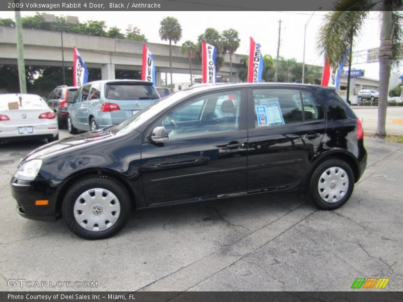 Black / Anthracite 2009 Volkswagen Rabbit 4 Door