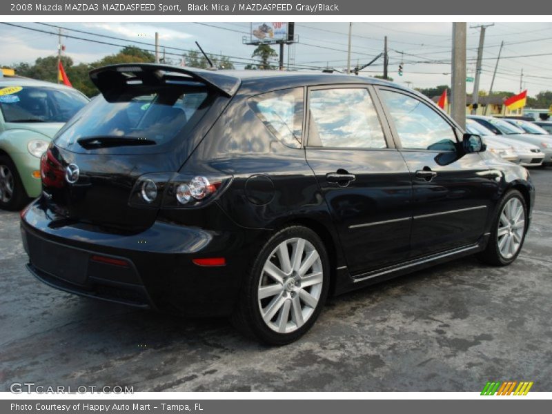 Black Mica / MAZDASPEED Gray/Black 2008 Mazda MAZDA3 MAZDASPEED Sport