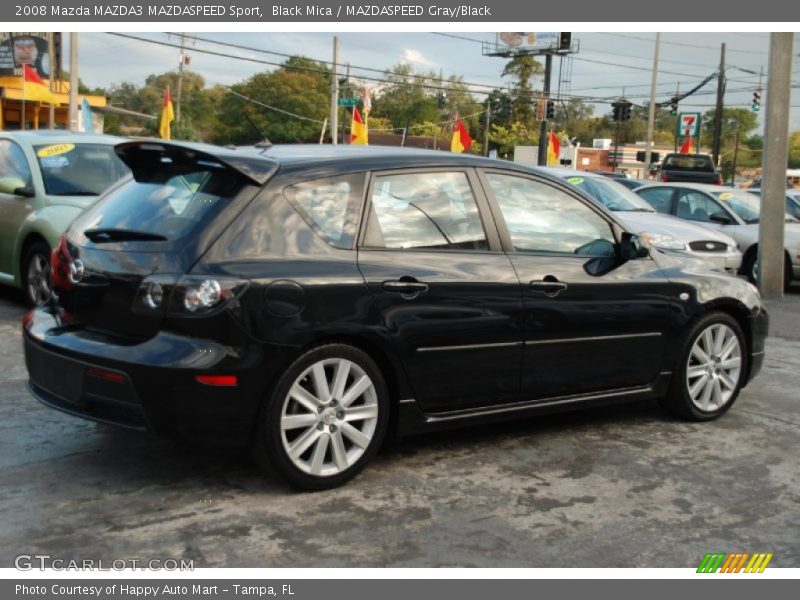 Black Mica / MAZDASPEED Gray/Black 2008 Mazda MAZDA3 MAZDASPEED Sport