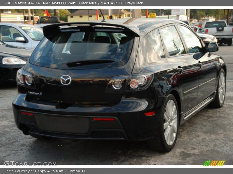 Black Mica / MAZDASPEED Gray/Black 2008 Mazda MAZDA3 MAZDASPEED Sport