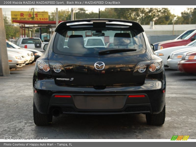 Black Mica / MAZDASPEED Gray/Black 2008 Mazda MAZDA3 MAZDASPEED Sport