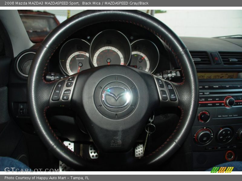 Black Mica / MAZDASPEED Gray/Black 2008 Mazda MAZDA3 MAZDASPEED Sport