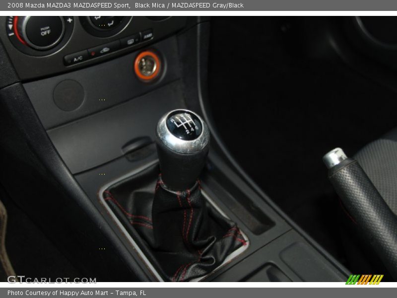 Black Mica / MAZDASPEED Gray/Black 2008 Mazda MAZDA3 MAZDASPEED Sport