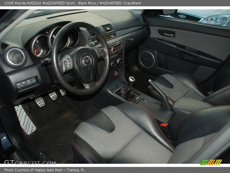  2008 MAZDA3 MAZDASPEED Sport MAZDASPEED Gray/Black Interior