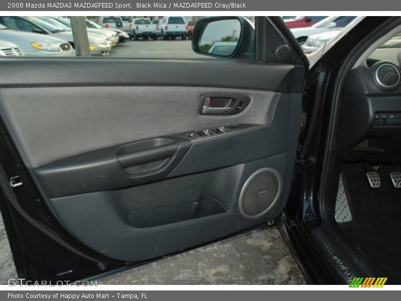 Black Mica / MAZDASPEED Gray/Black 2008 Mazda MAZDA3 MAZDASPEED Sport