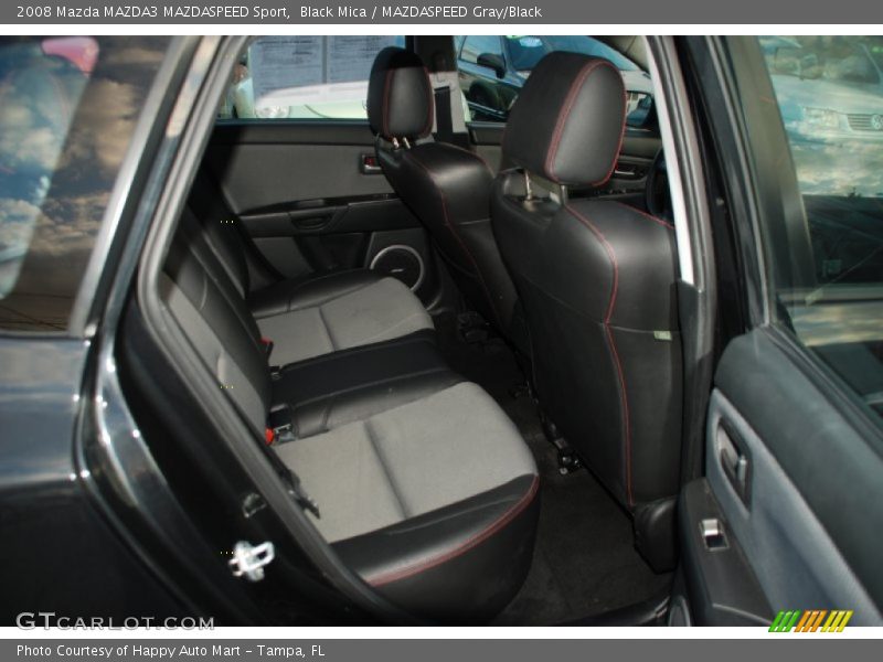 Black Mica / MAZDASPEED Gray/Black 2008 Mazda MAZDA3 MAZDASPEED Sport