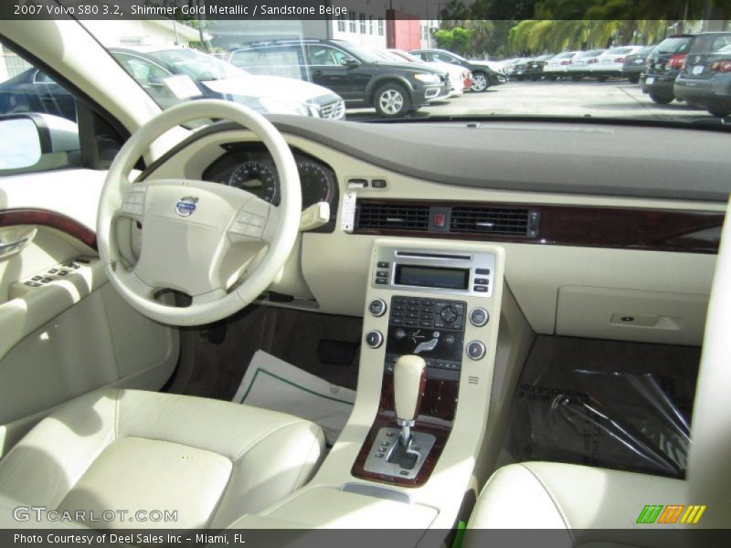 Shimmer Gold Metallic / Sandstone Beige 2007 Volvo S80 3.2