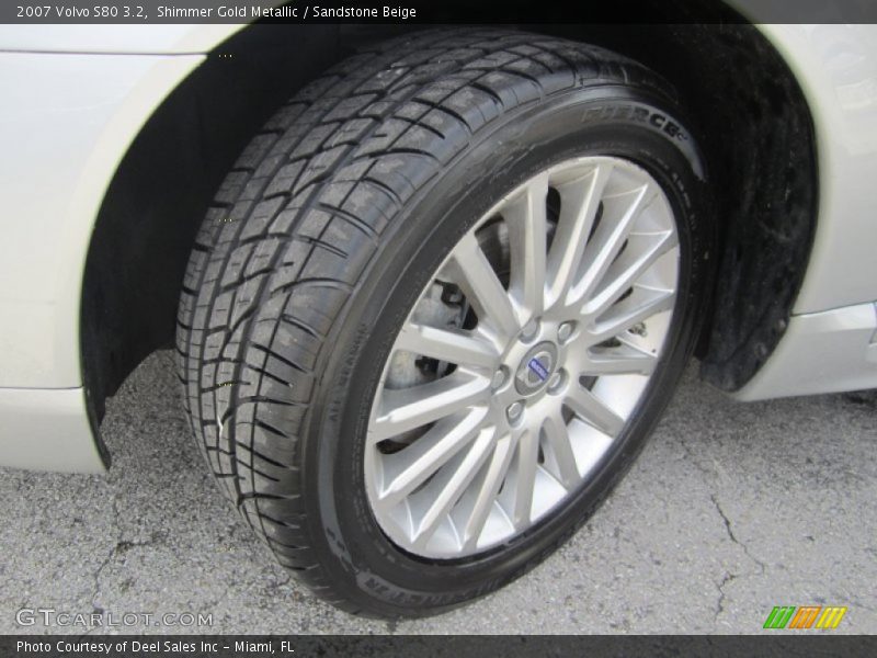 Shimmer Gold Metallic / Sandstone Beige 2007 Volvo S80 3.2