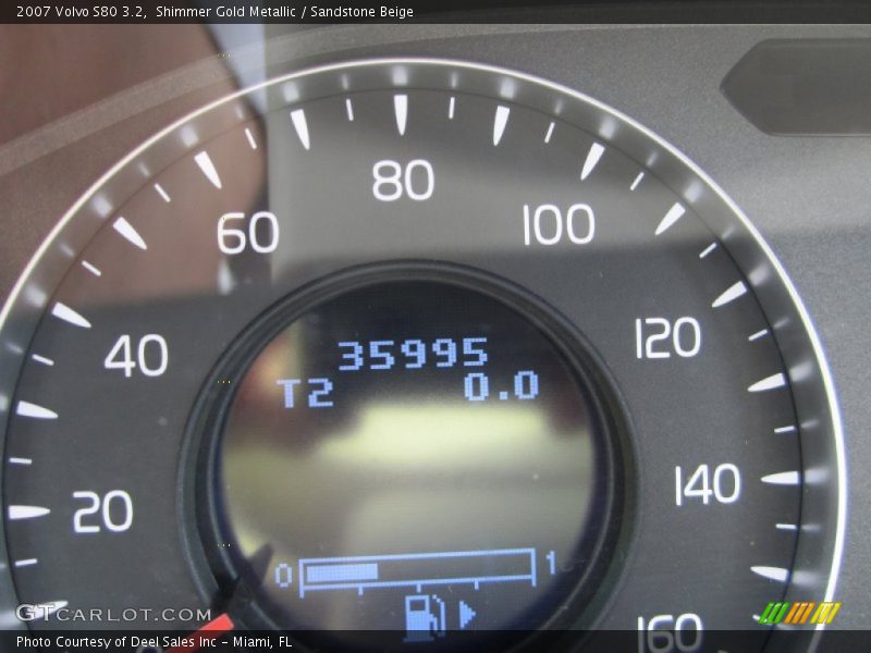 Shimmer Gold Metallic / Sandstone Beige 2007 Volvo S80 3.2