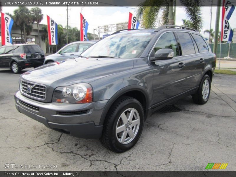 Titanium Gray Metallic / Taupe 2007 Volvo XC90 3.2