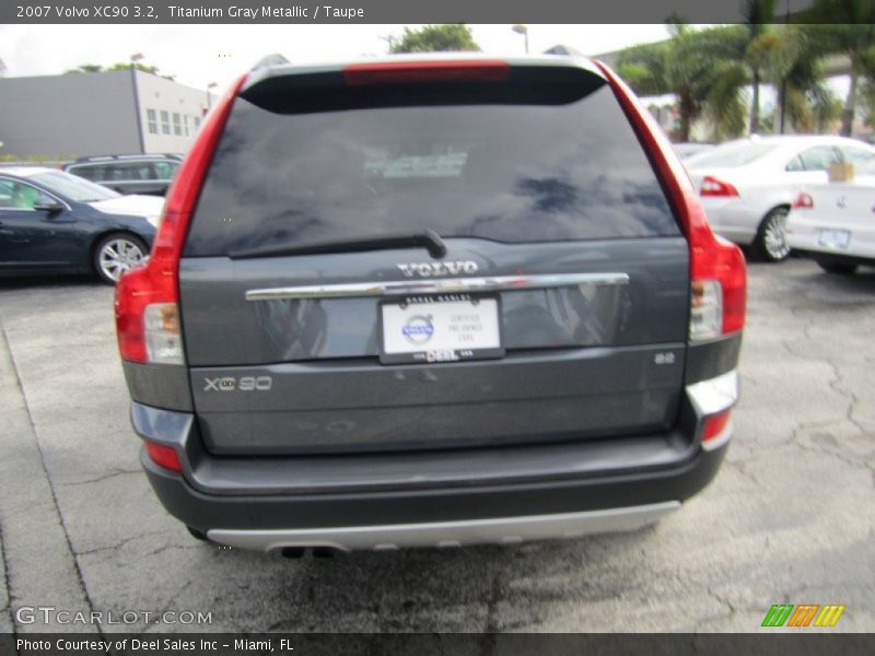 Titanium Gray Metallic / Taupe 2007 Volvo XC90 3.2