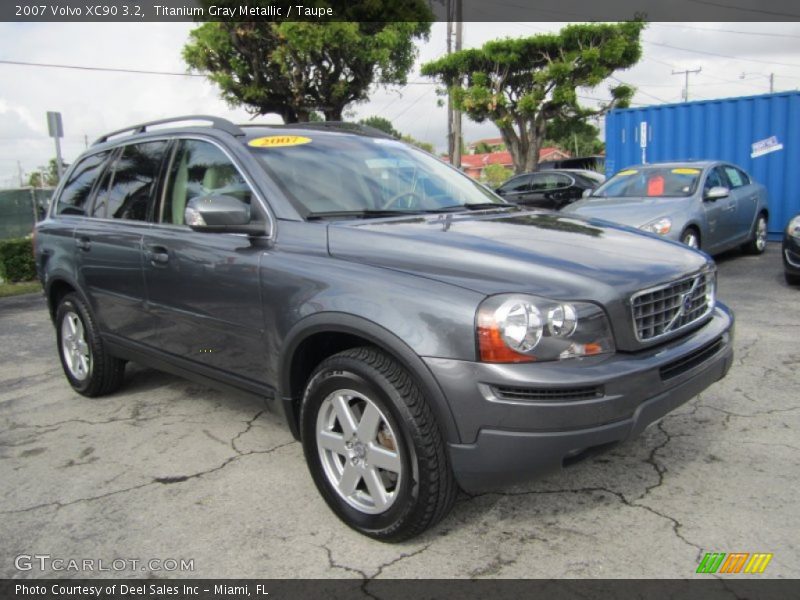 Titanium Gray Metallic / Taupe 2007 Volvo XC90 3.2