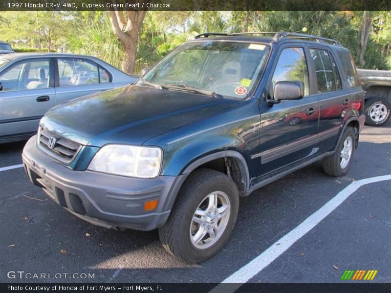 Cypress Green Pearl / Charcoal 1997 Honda CR-V 4WD