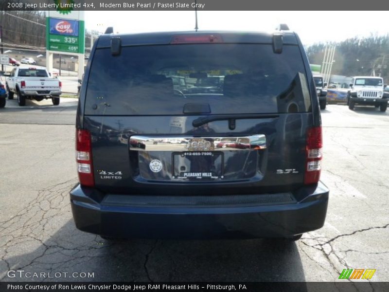 Modern Blue Pearl / Pastel Slate Gray 2008 Jeep Liberty Limited 4x4