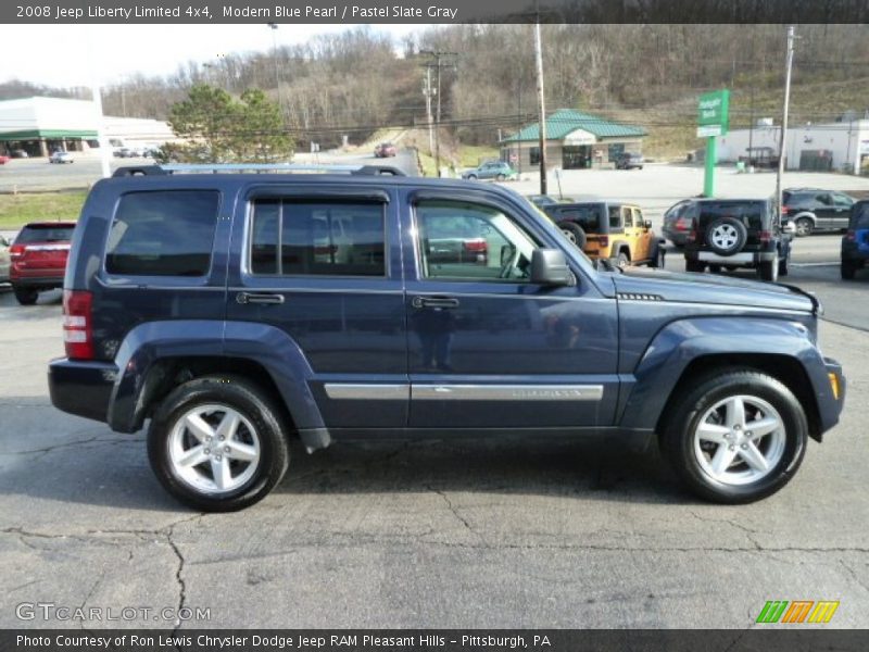 Modern Blue Pearl / Pastel Slate Gray 2008 Jeep Liberty Limited 4x4