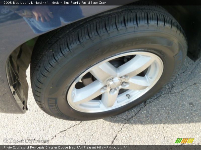 Modern Blue Pearl / Pastel Slate Gray 2008 Jeep Liberty Limited 4x4