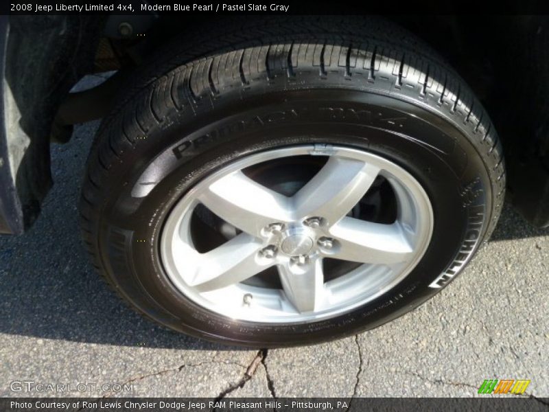 Modern Blue Pearl / Pastel Slate Gray 2008 Jeep Liberty Limited 4x4