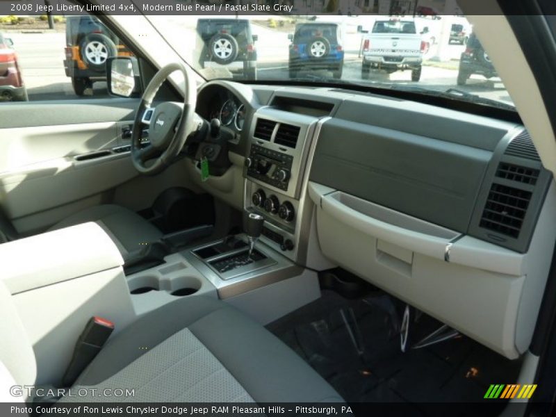 Modern Blue Pearl / Pastel Slate Gray 2008 Jeep Liberty Limited 4x4