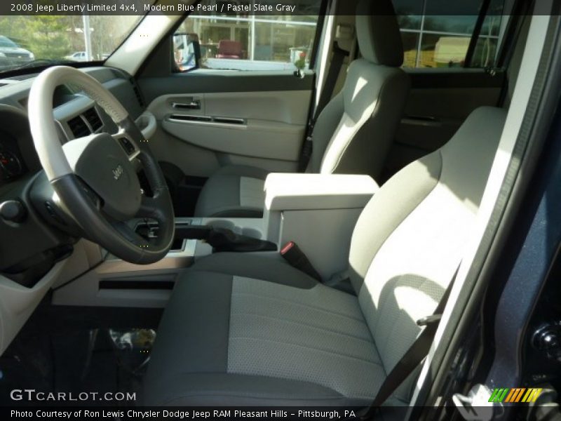 Modern Blue Pearl / Pastel Slate Gray 2008 Jeep Liberty Limited 4x4