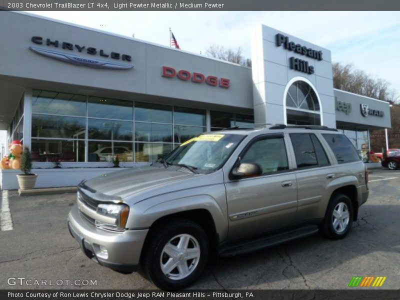 Light Pewter Metallic / Medium Pewter 2003 Chevrolet TrailBlazer LT 4x4