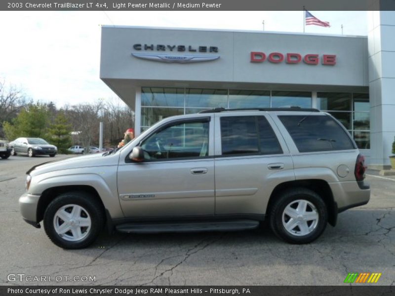 Light Pewter Metallic / Medium Pewter 2003 Chevrolet TrailBlazer LT 4x4