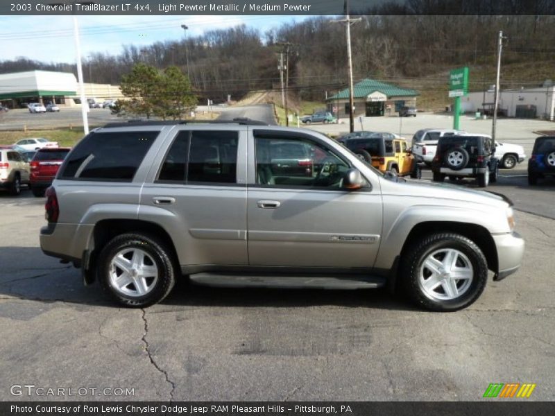 Light Pewter Metallic / Medium Pewter 2003 Chevrolet TrailBlazer LT 4x4