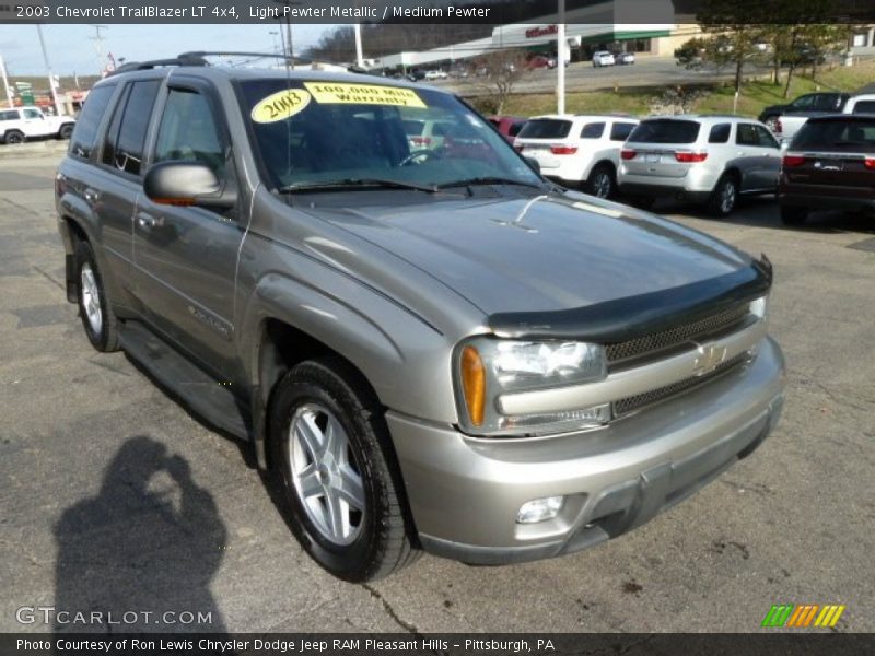 Light Pewter Metallic / Medium Pewter 2003 Chevrolet TrailBlazer LT 4x4