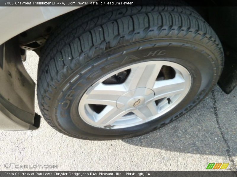 Light Pewter Metallic / Medium Pewter 2003 Chevrolet TrailBlazer LT 4x4