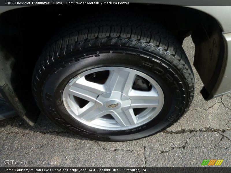 Light Pewter Metallic / Medium Pewter 2003 Chevrolet TrailBlazer LT 4x4
