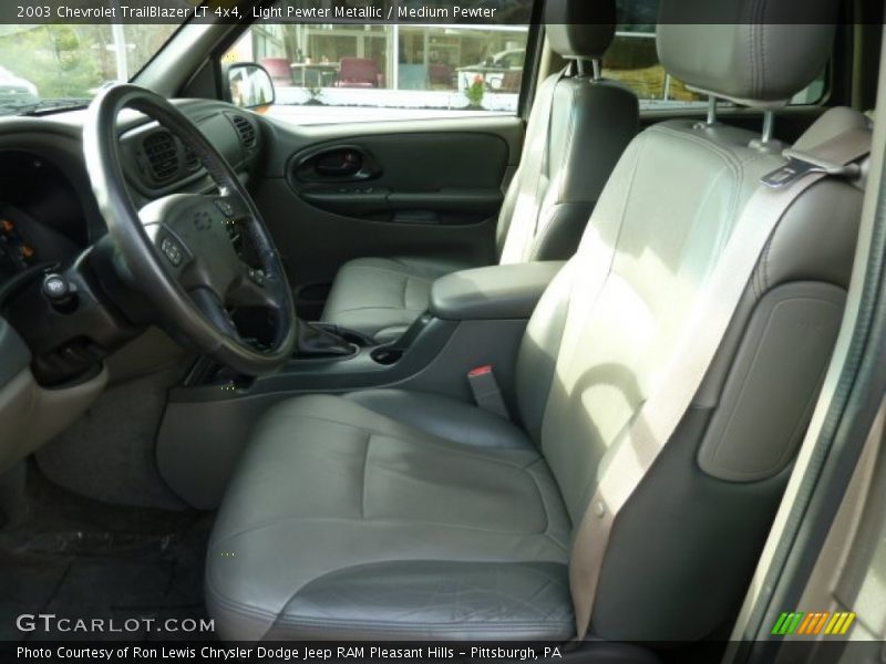 Light Pewter Metallic / Medium Pewter 2003 Chevrolet TrailBlazer LT 4x4