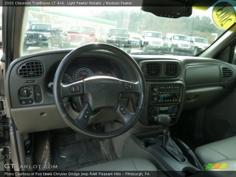 Light Pewter Metallic / Medium Pewter 2003 Chevrolet TrailBlazer LT 4x4