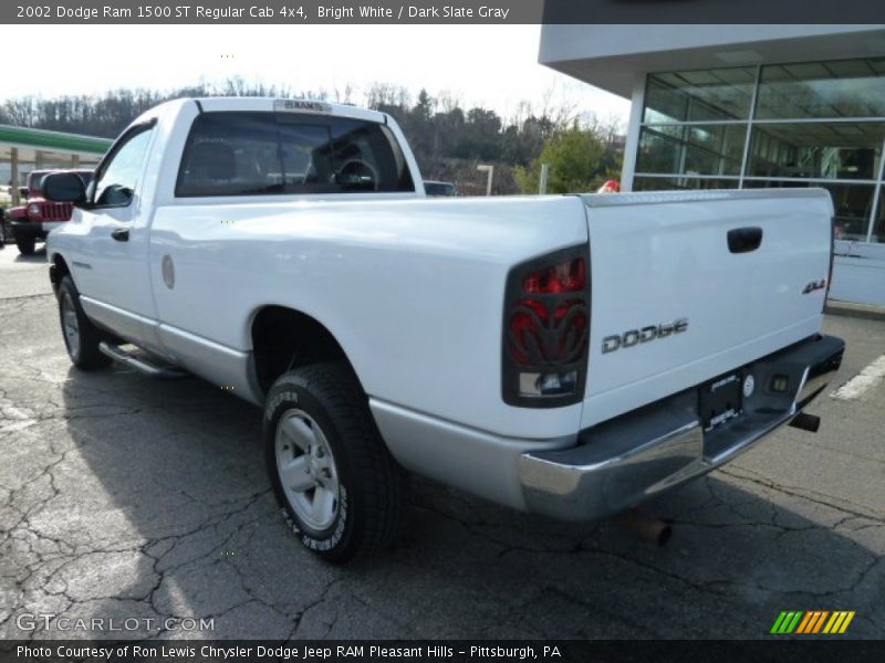 Bright White / Dark Slate Gray 2002 Dodge Ram 1500 ST Regular Cab 4x4